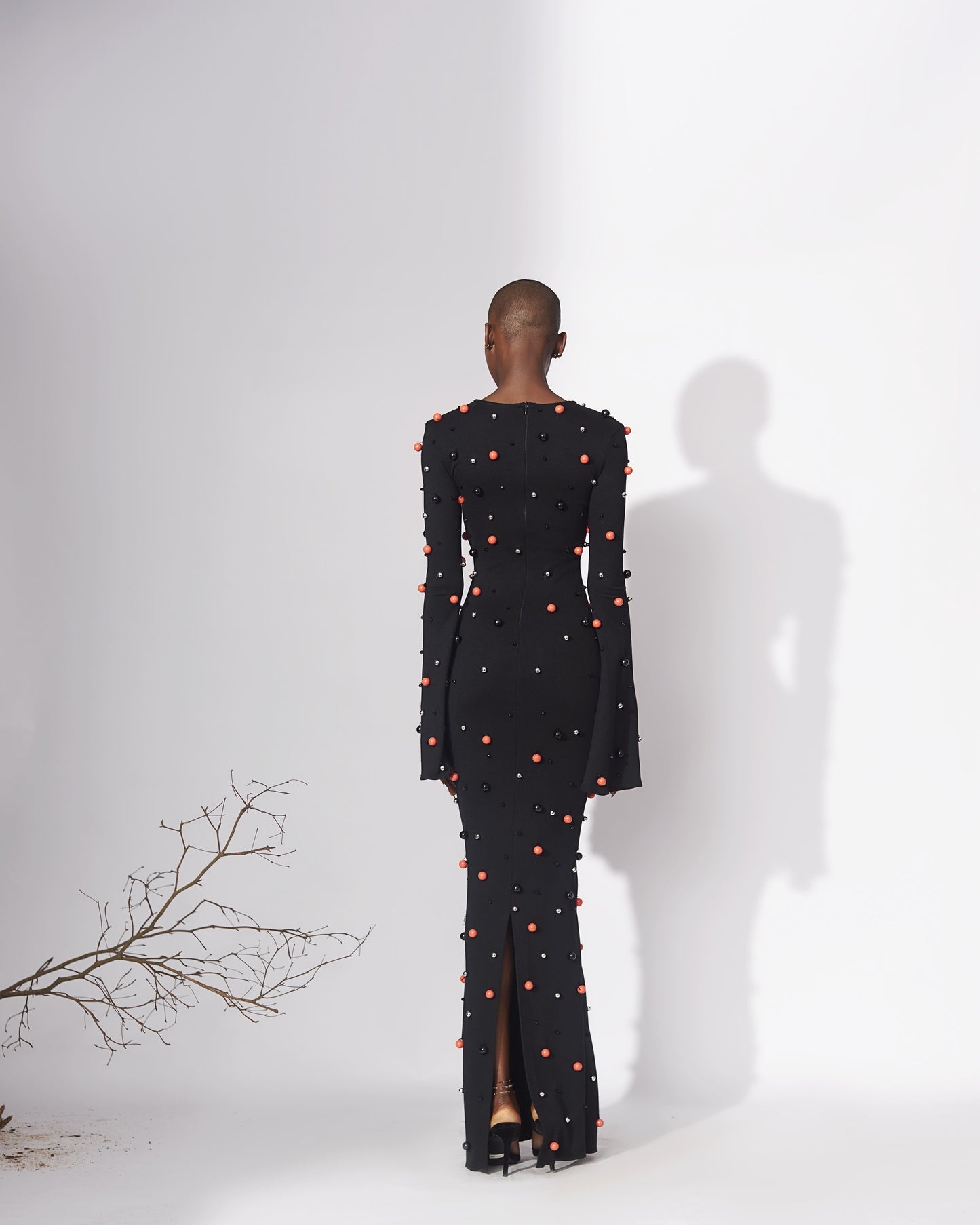 Iden Sleeved Dress Maxi - Hertunba