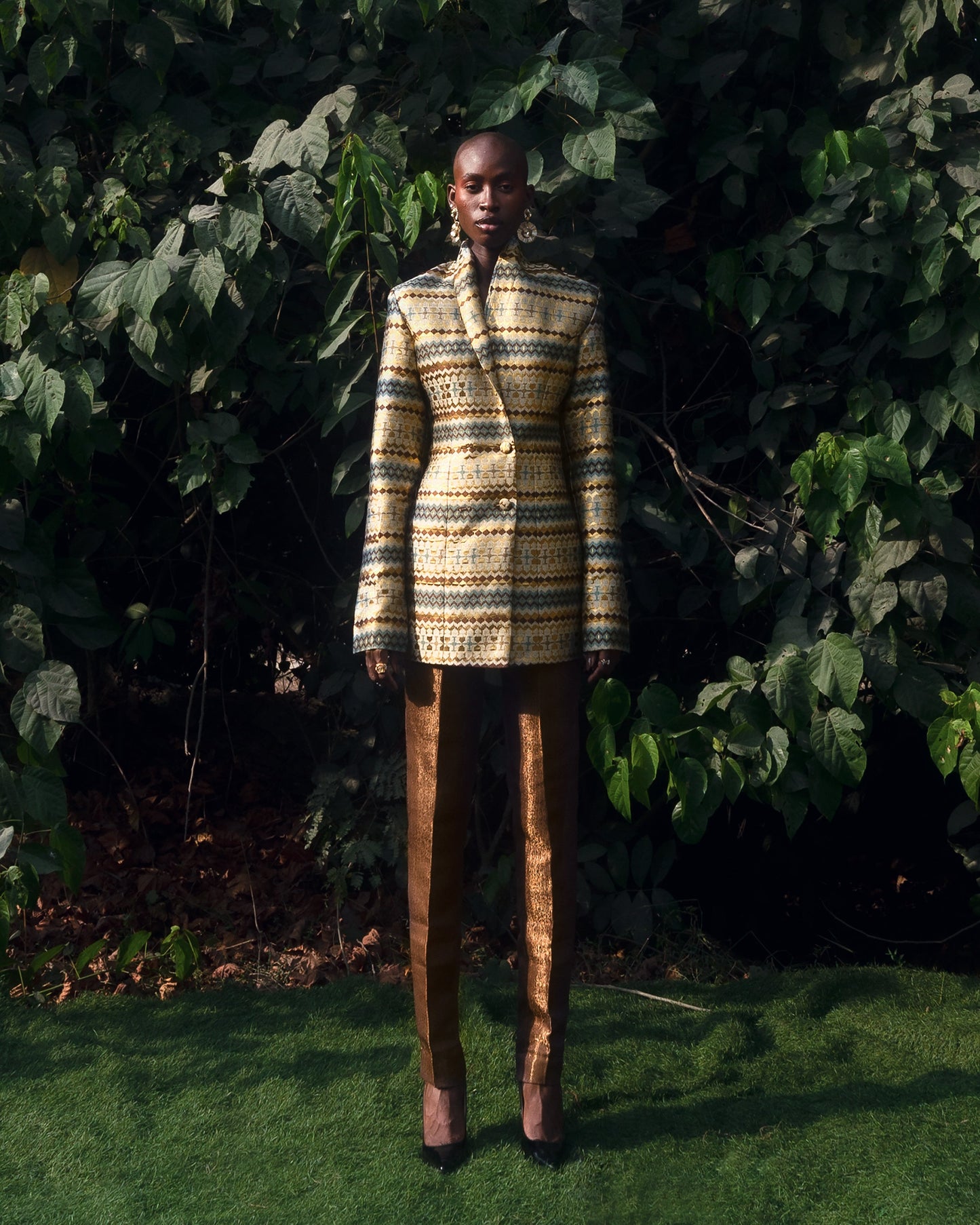Blue Marigold Suit - Hertunba