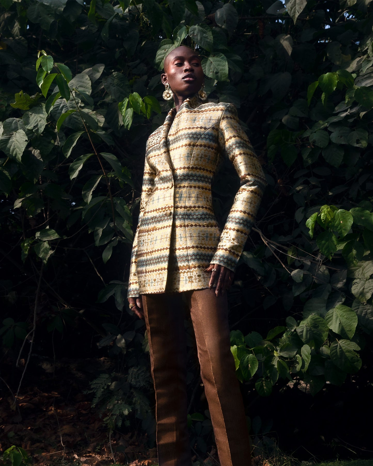Blue Marigold Suit - Hertunba