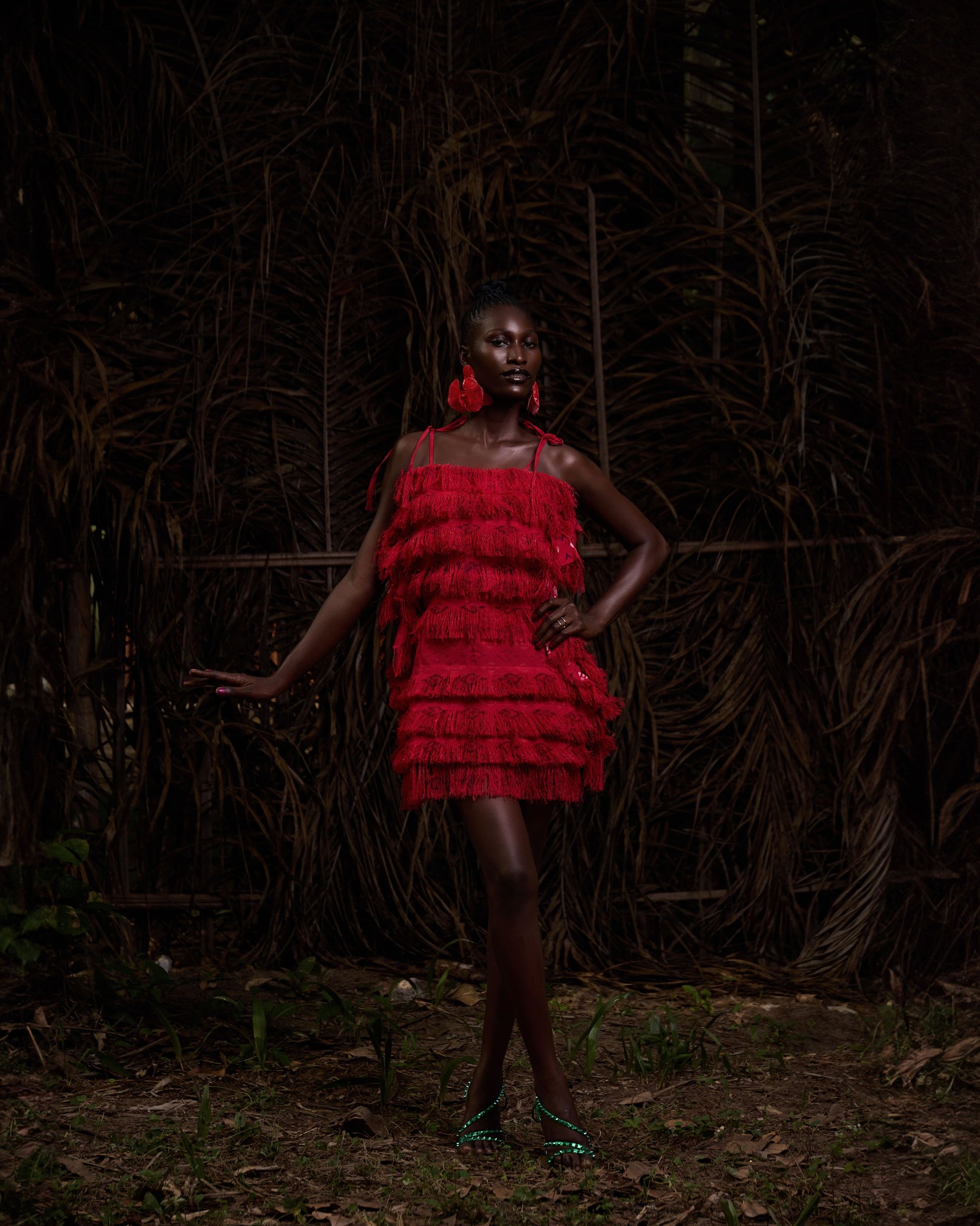 Zola Dresses (Red) - Hertunba