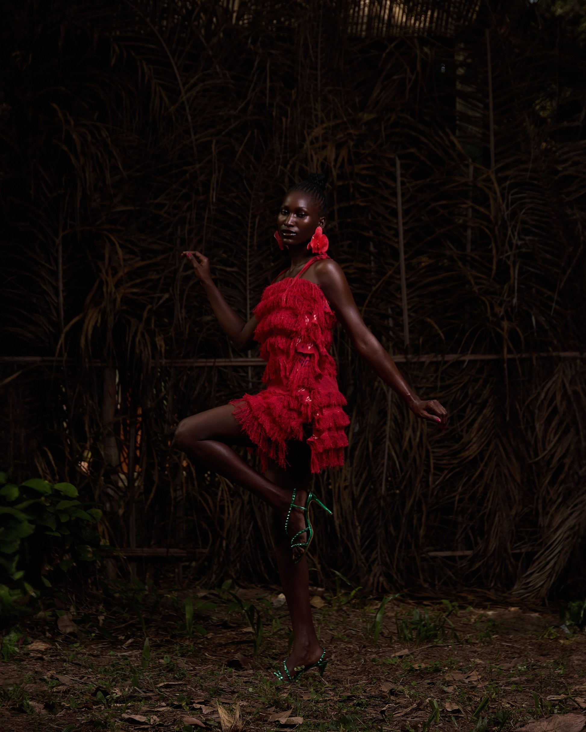 Zola Dresses (Red) - Hertunba