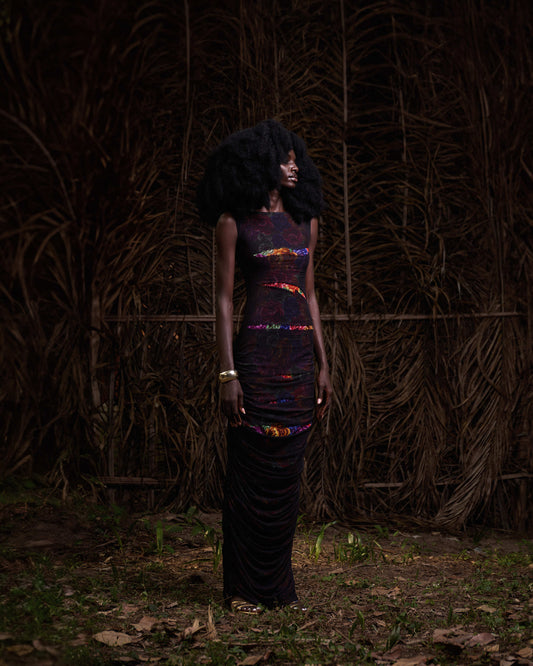 Donda Mesh Dress - Hertunba