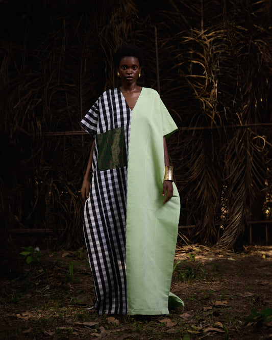 Fresh mint kaftan - Hertunba