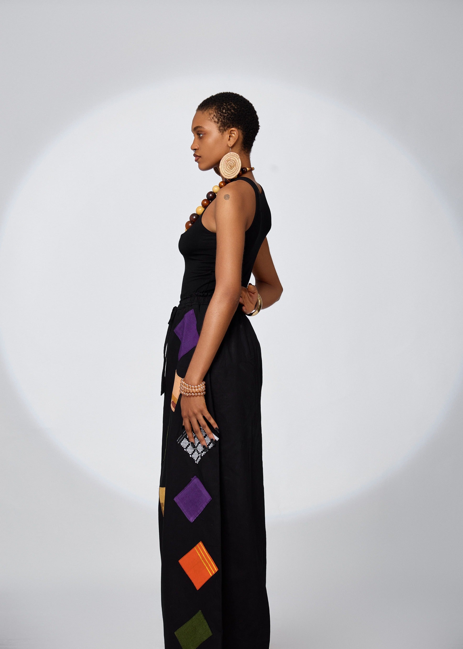 The Tola Patchwork Skirt - Hertunba