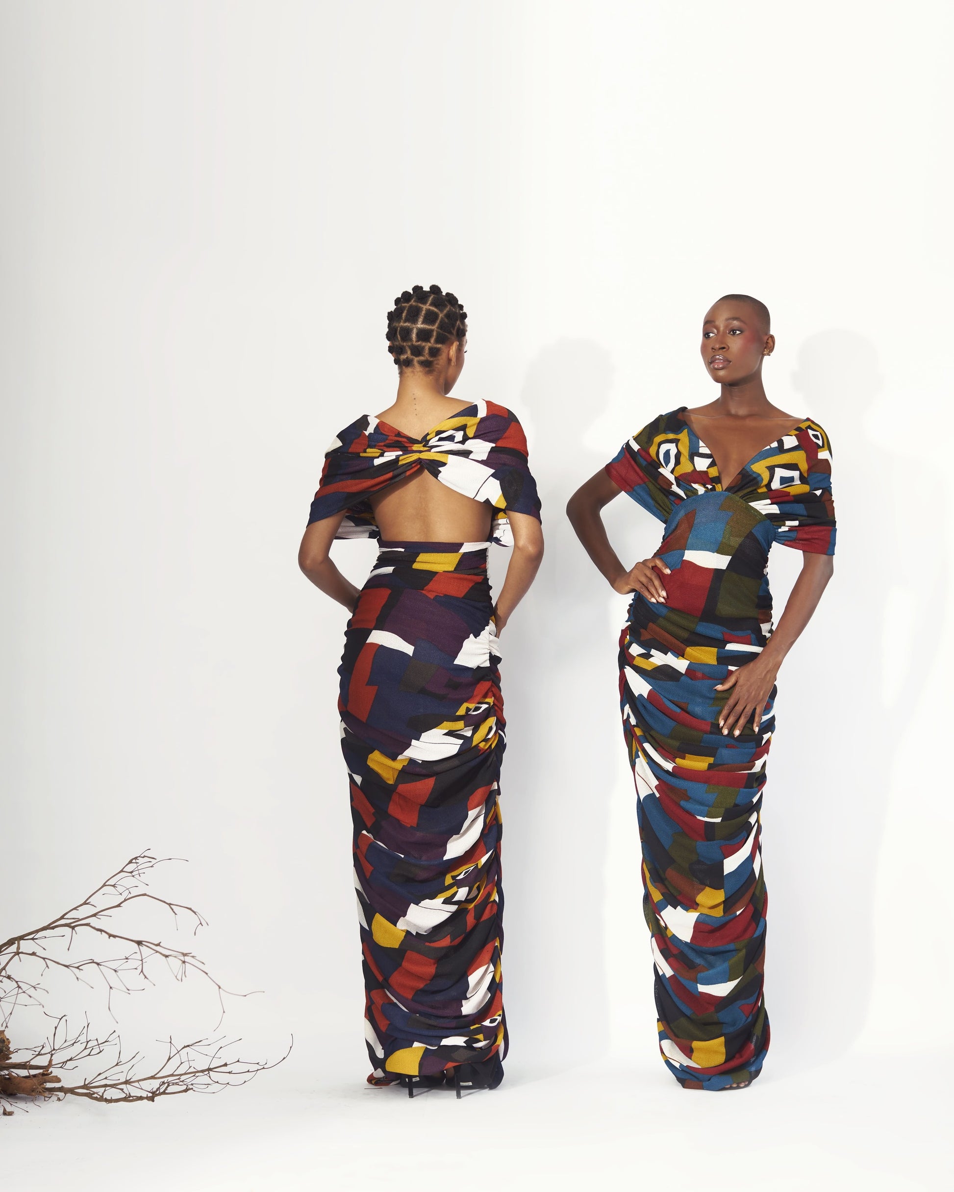 Adesua Geometric Dress - Hertunba