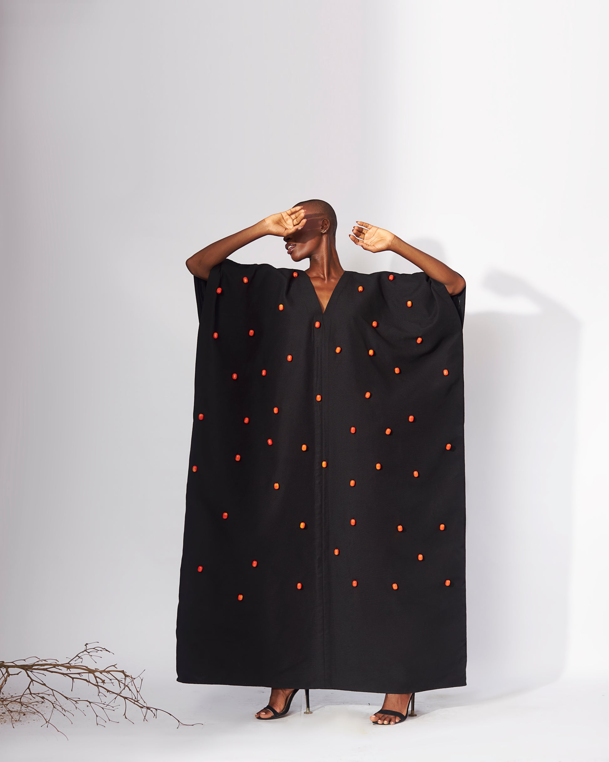 Emotan Coral Kaftan - Hertunba