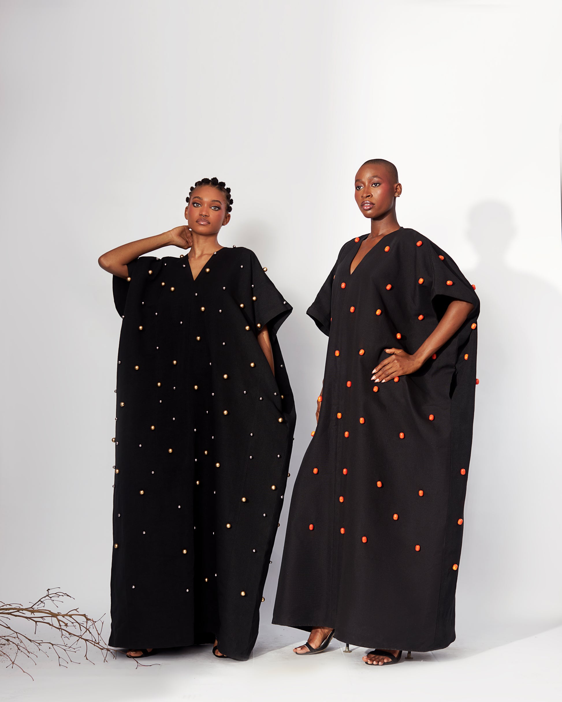 Emotan Silver/Gold Kaftan - Hertunba