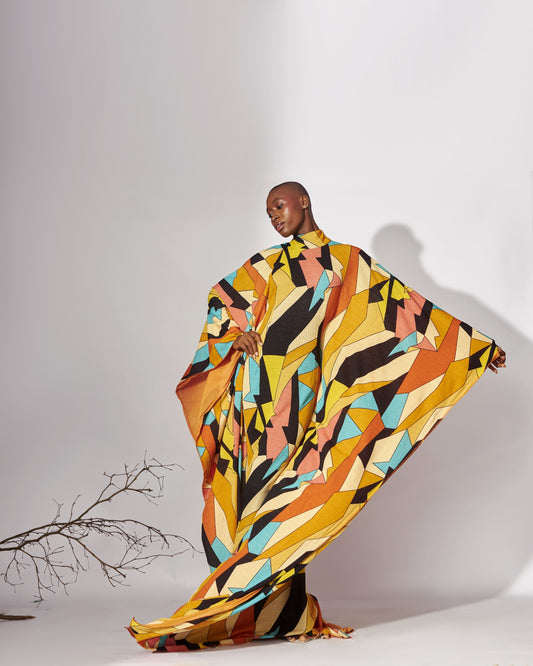 Owan Geometric  Kaftan - Hertunba