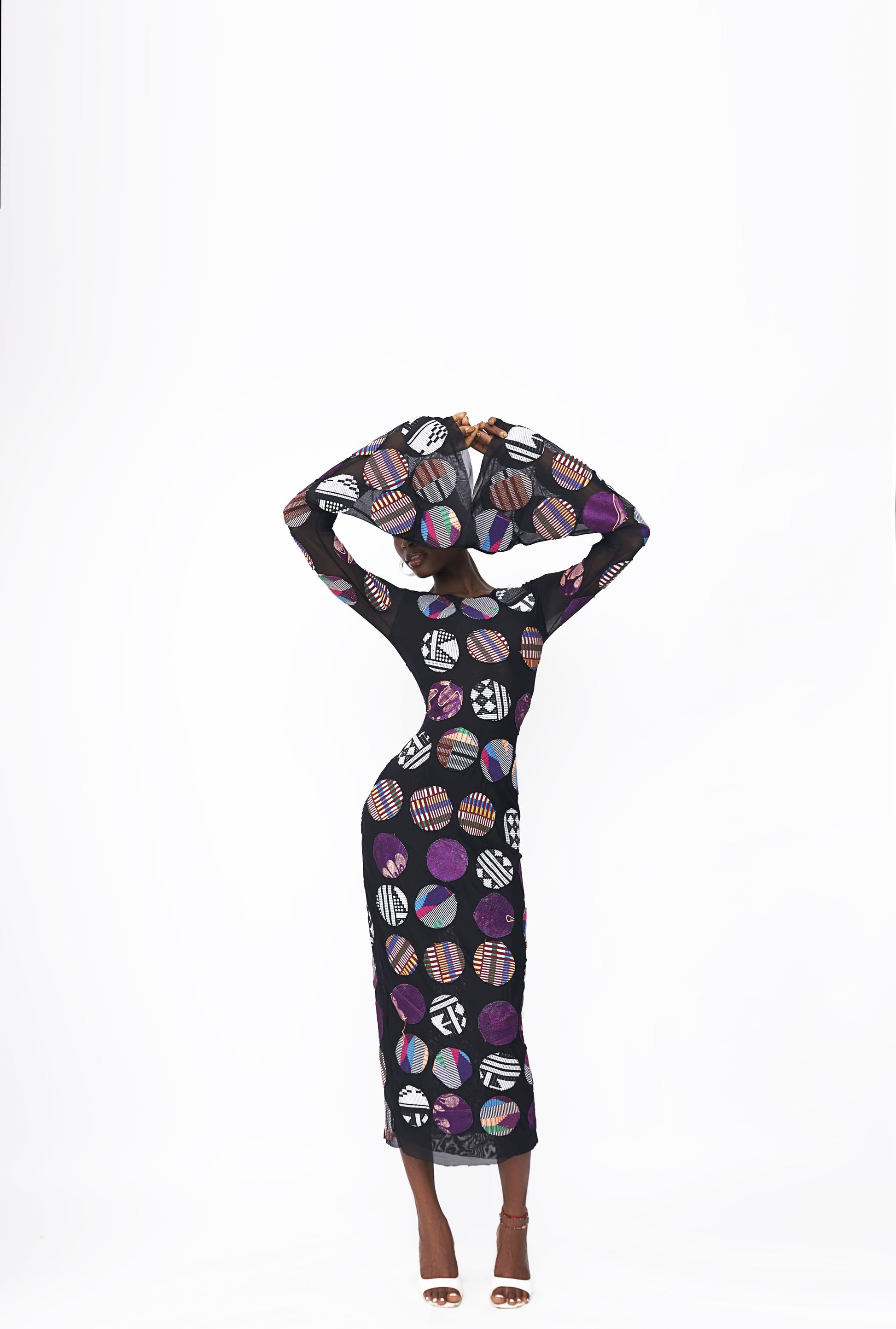 mango fashion dress MANGO - Floral-print Flared Dress Orange