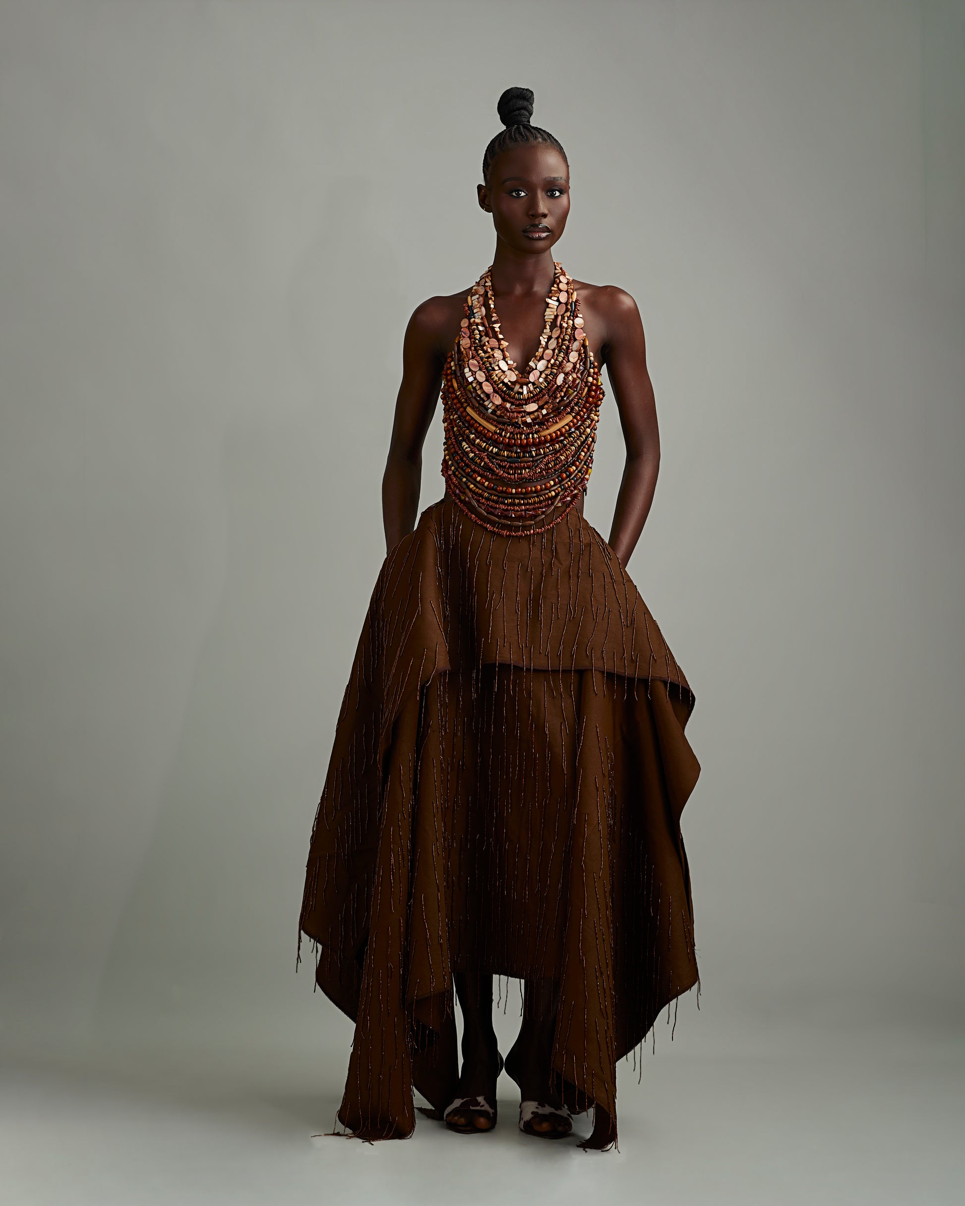 Embellished Ewa skirt Hertunba