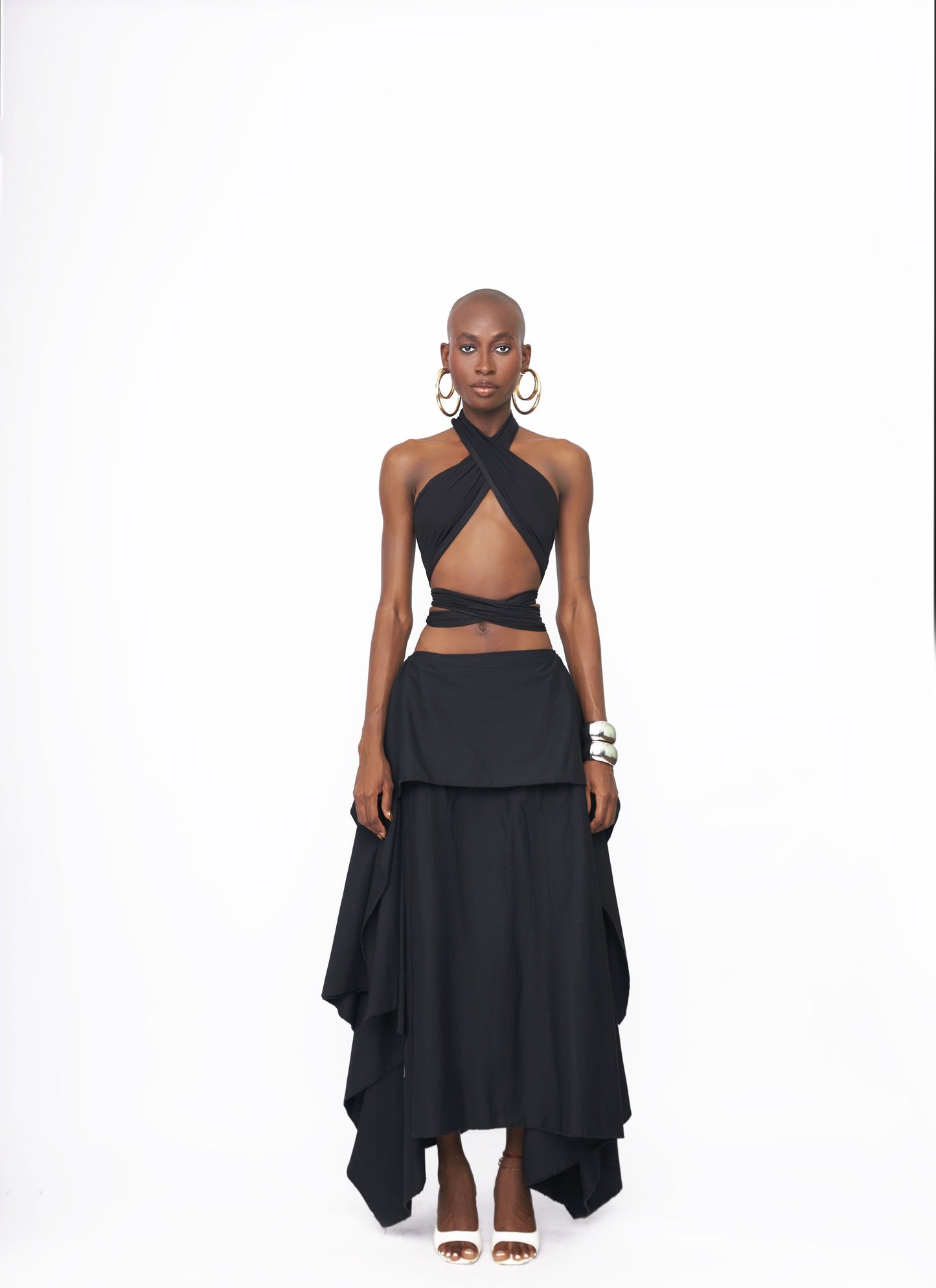 Ure skirt in black Hertunba