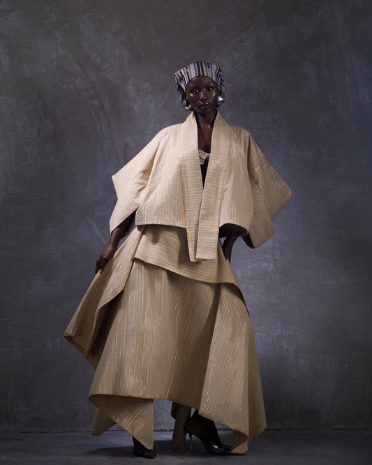 Ure skirt in Nude Hertunba