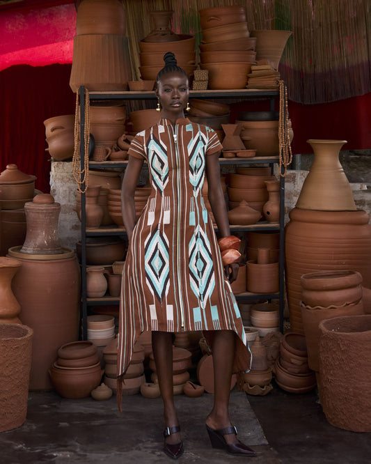 Dinma Akwette Zip Dress Hertunba