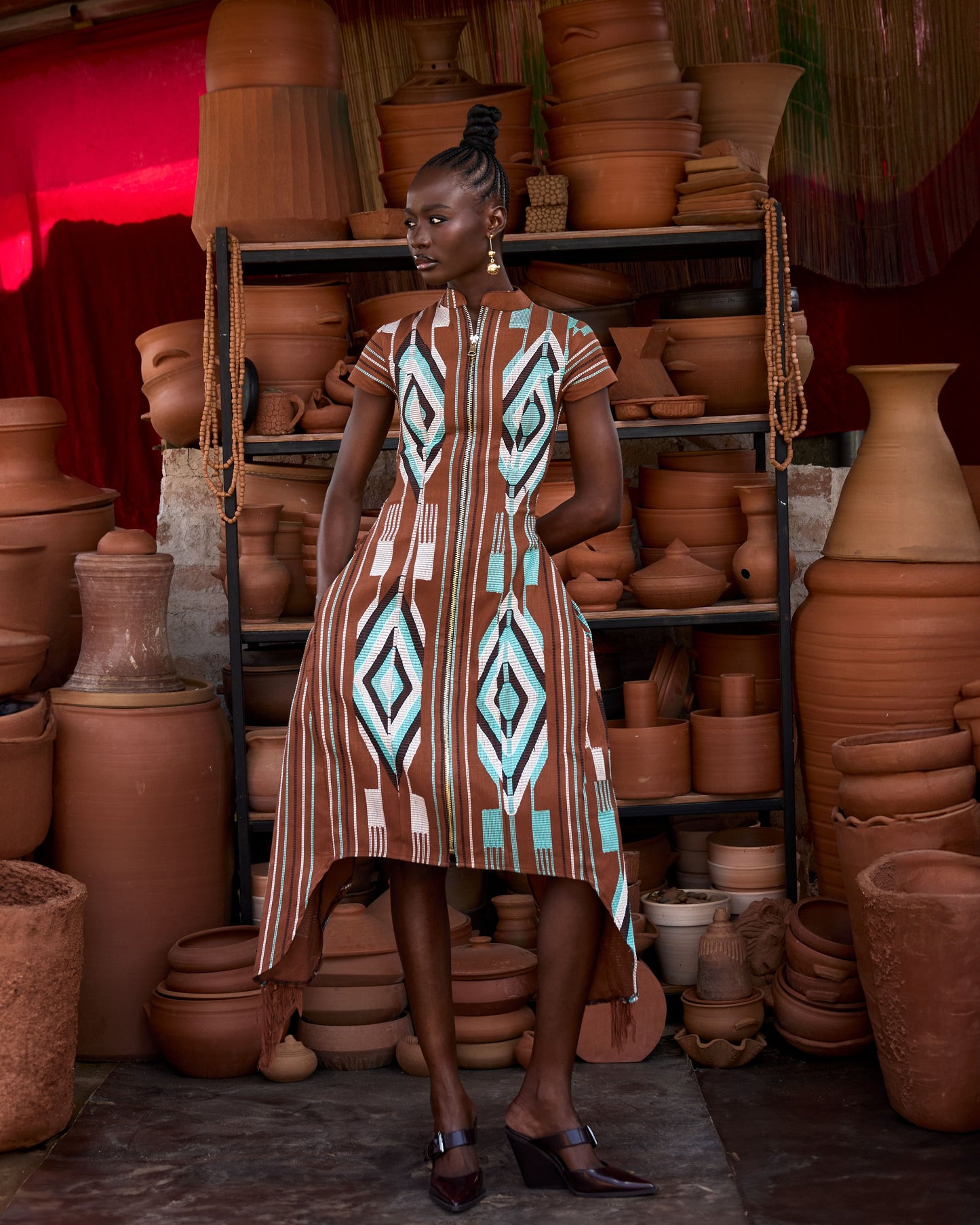 Dinma Akwette Zip Dress Hertunba