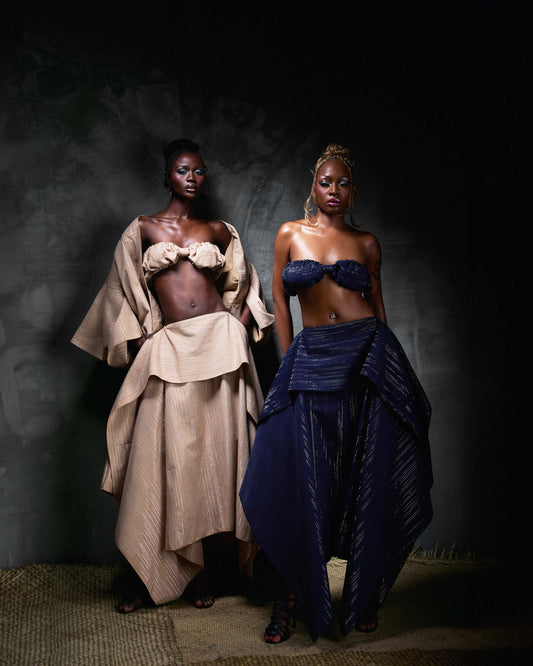 Ure 3 piece Set in nude Hertunba