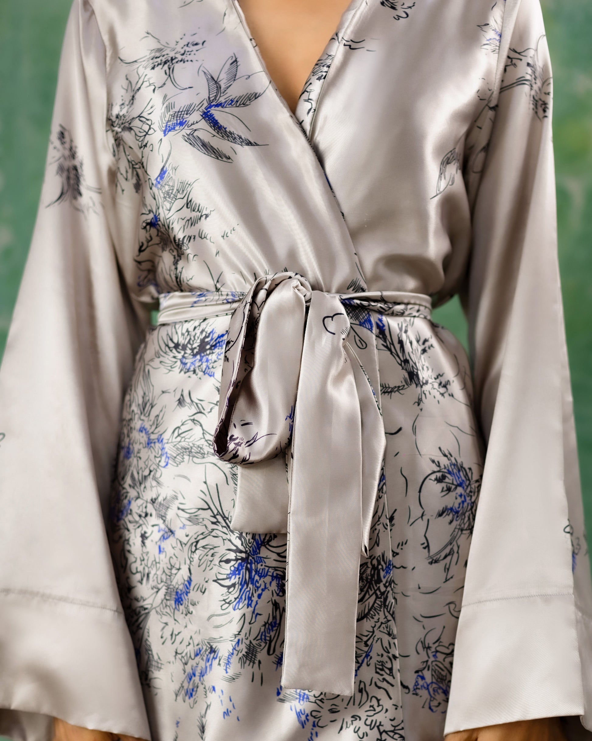 Adisa Silver Silk Set - Hertunba