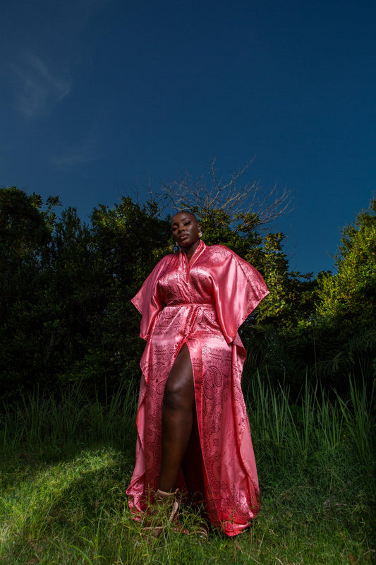 Kilimanjaro Peaches Kimono - Hertunba