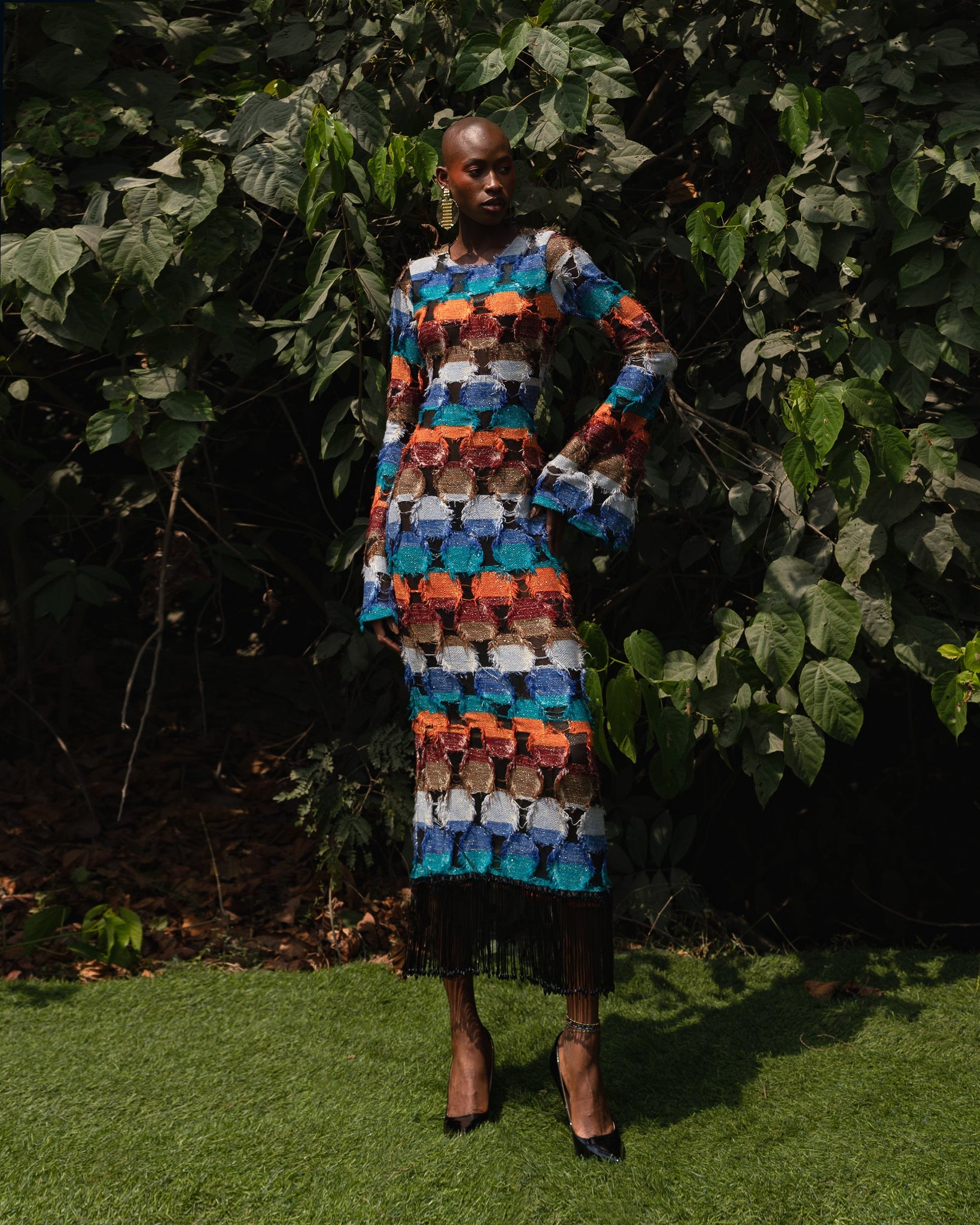 Mango multi-colour dress - Hertunba