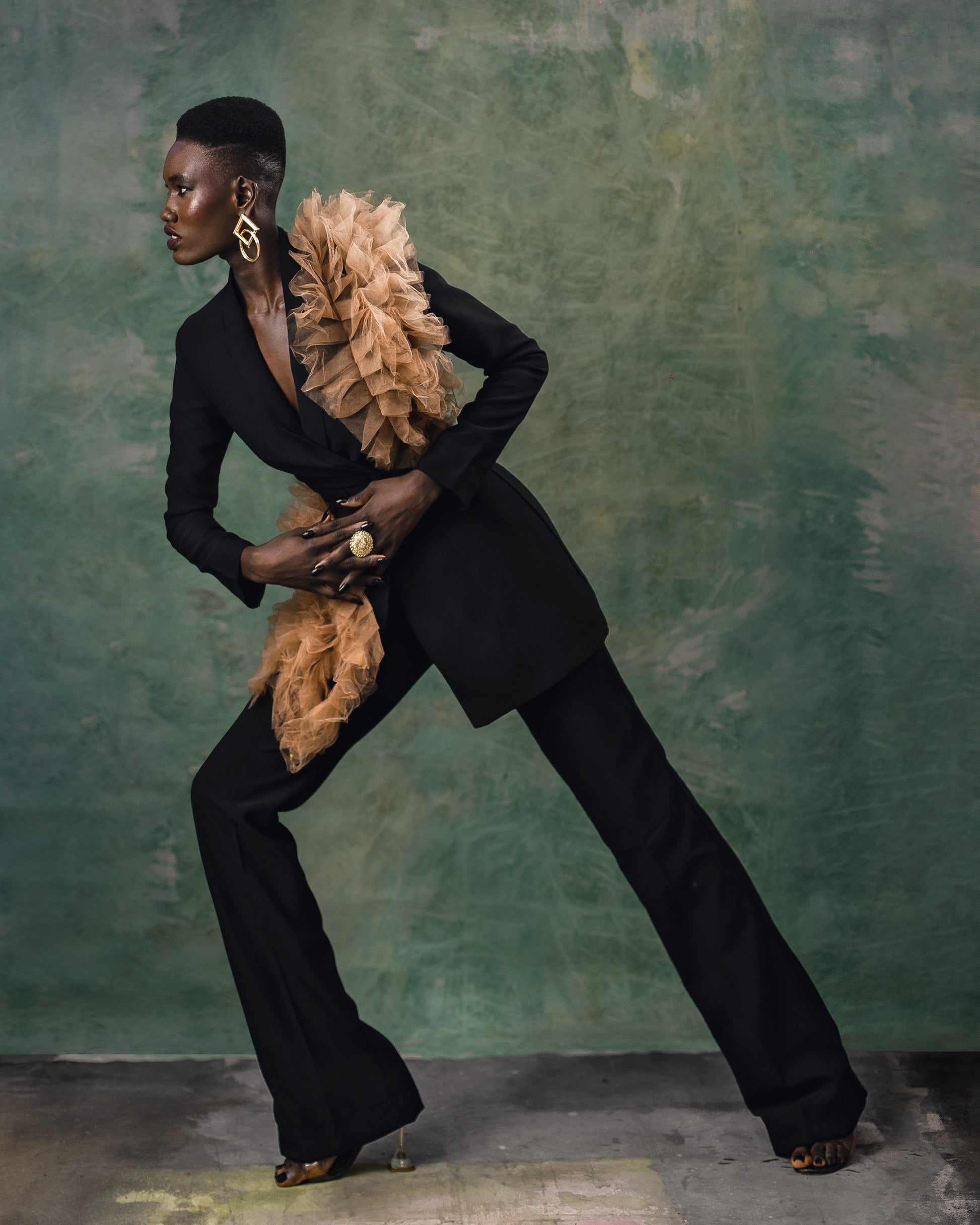 Titi Tulle Suit - Hertunba